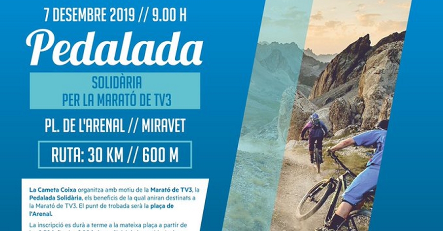 Pedalada solidaria con La Marat de TV3