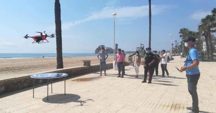 Pescola controlar el aforo de sus playas con dron e inteligencia artificial | EbreActiu.cat, revista digital de ocio activo | Terres de l’Ebre...