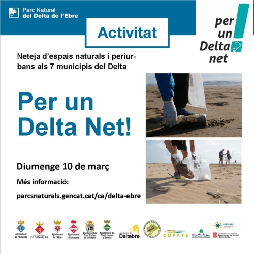 Per un Delta Net. Neteja despais naturals i periurbans als 7 municipis del Delta