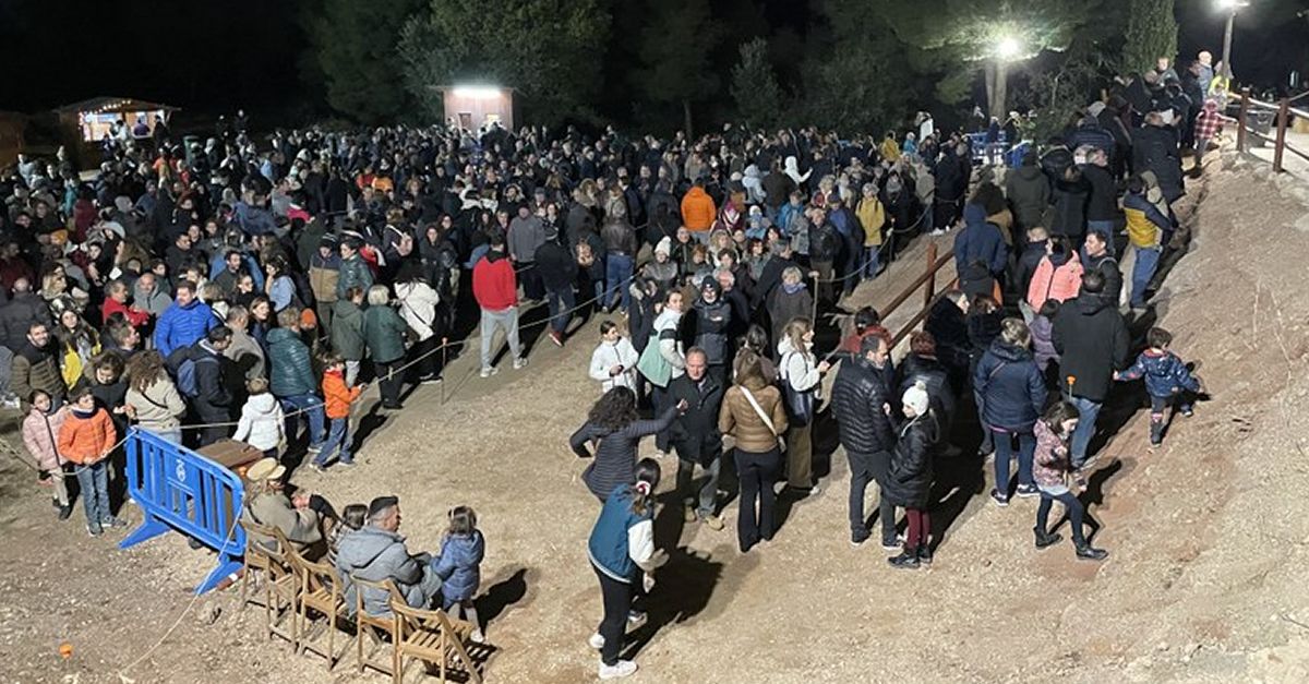 Unes 2.800 persones han passat ja pel Pessebre dels Estels de la Masia de Castell