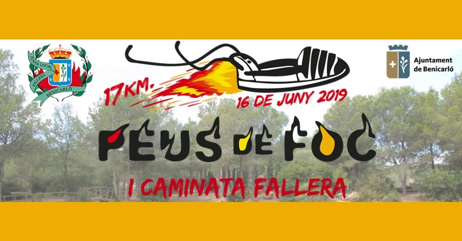 Peus de foc 1a Caminata fallera