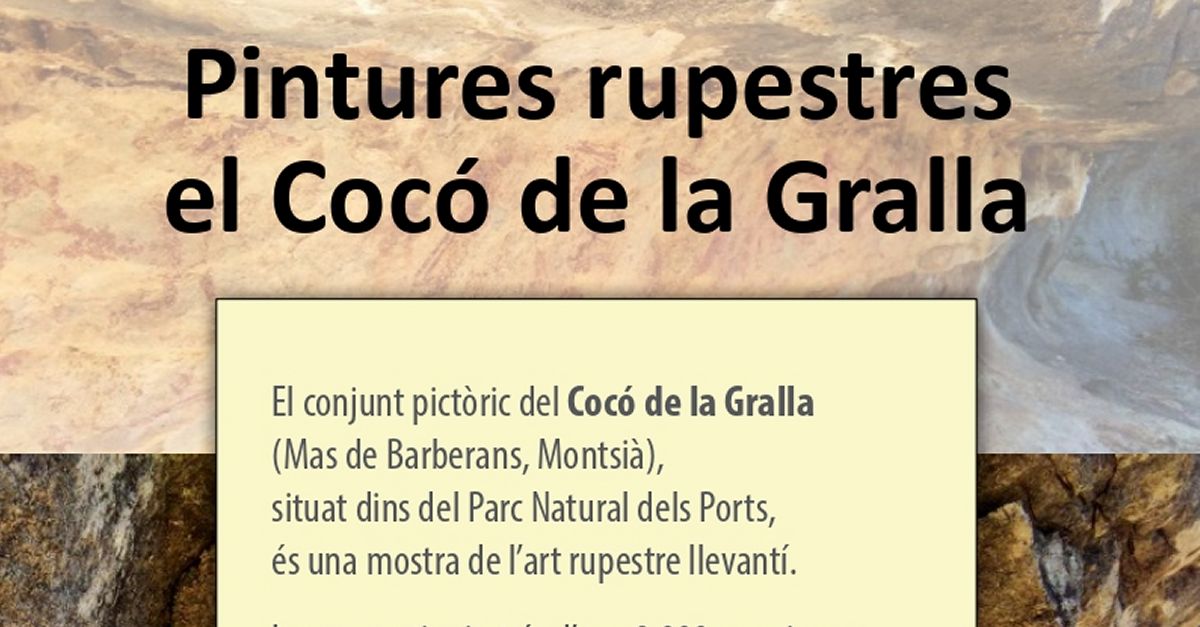 Visita guiada a les pintures rupestres del Coc de la Gralla + petit taller