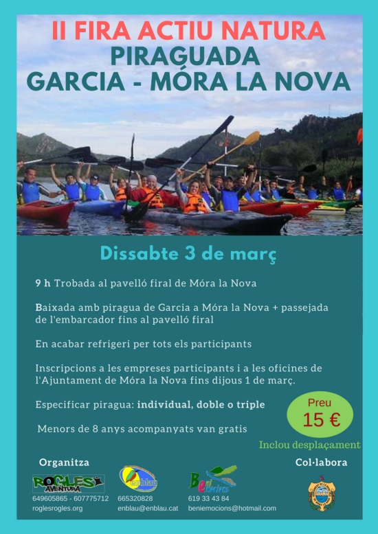 Piraguada Garcia-Mra la Nova. II Fira Actiu Natura