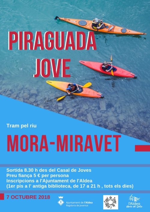 Piraguada jove. Tram pel riu Mra-Miravet