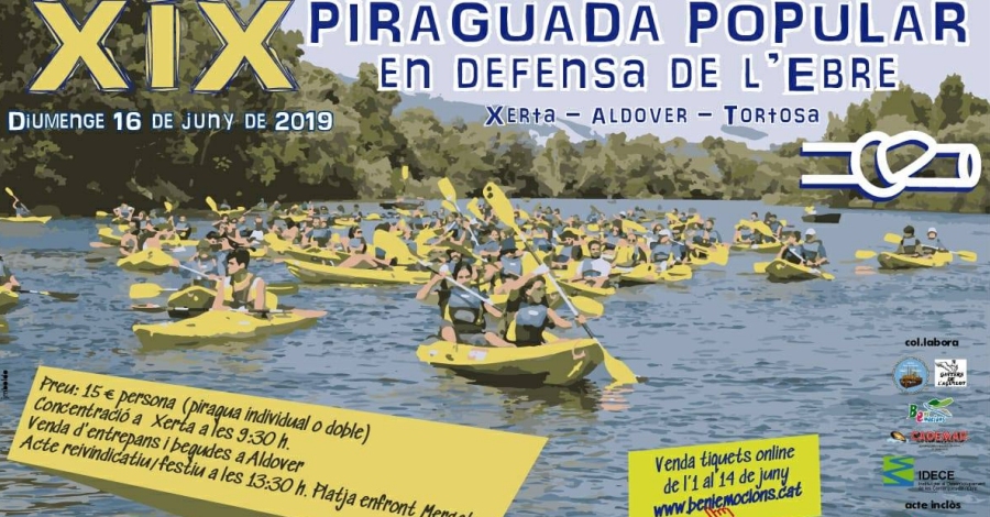 XIX Piraguada popular en defensa de lEbre