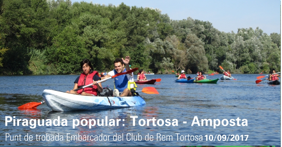 Piraguada popular: Ruta guiada entre Tortosa i Amposta