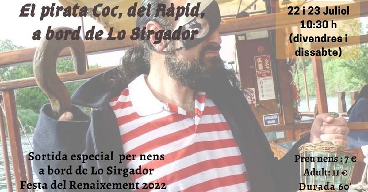 Sortida especial per a nens a bord de Lo Sirgador