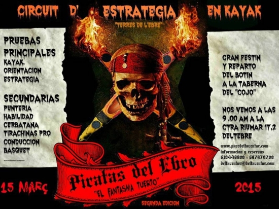 Circuit d’estratgia en caiac pirates de l’Ebre