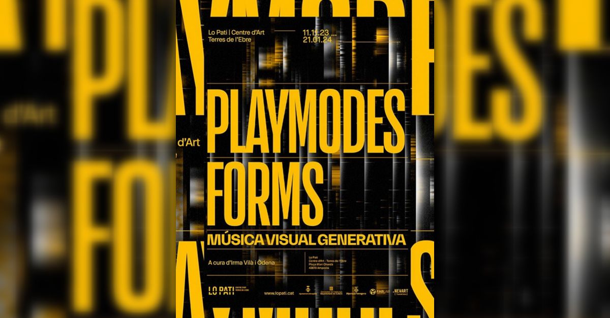 Exposici Playmodes Forms. Msica visual generativa