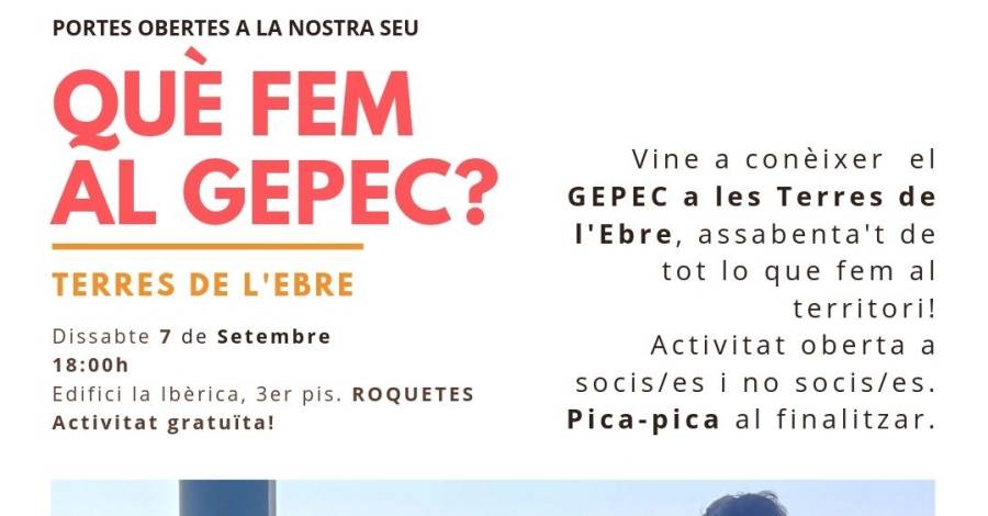 Qu fem al GEPEC? Puertas abiertas en la sede