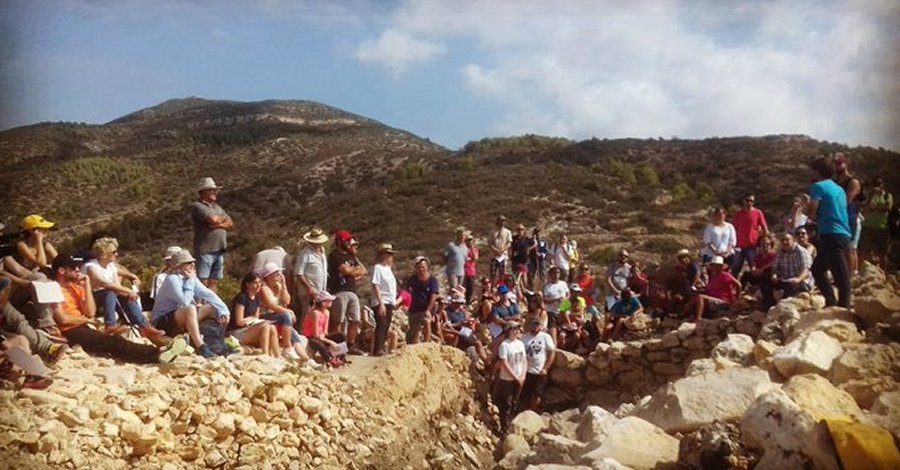 Jornada de puertas abiertas en el yacimiento de de Sant Jaume de Alcanar