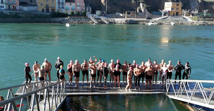 Trenta-tres participants a la Sant Silvestre aqutica de Mra d’Ebre | EbreActiu.cat, revista digital d’oci actiu | Terres de l’Ebre ...