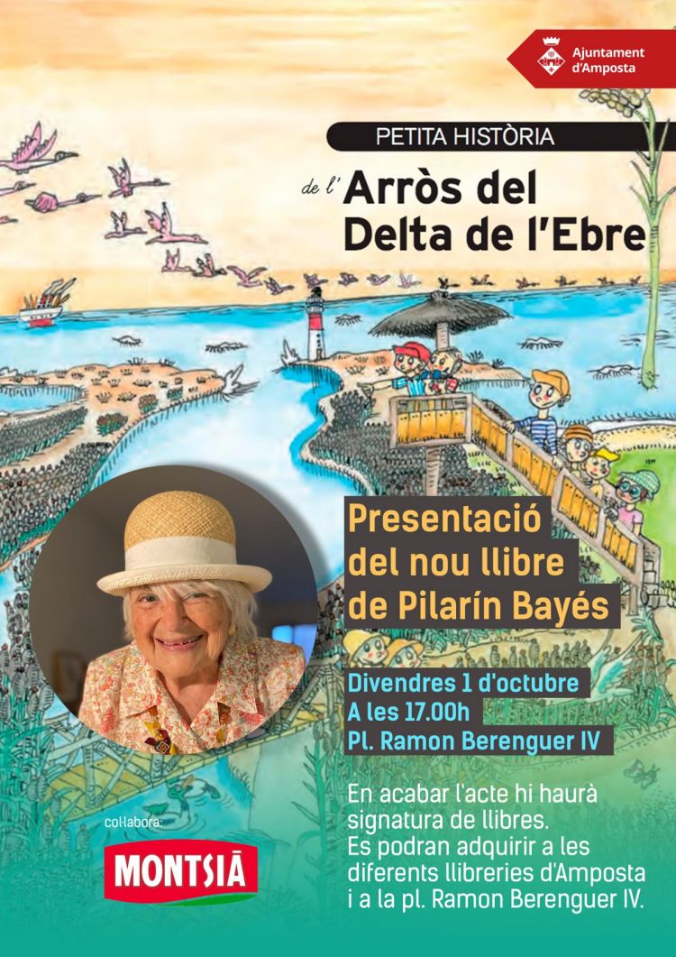 Presentaci del nou llibre de Pilarin Bays: Petita histria de larrs del Delta de lEbre