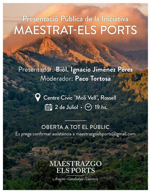 Presentaci pblica de la iniciativa Maestrat-Els Ports