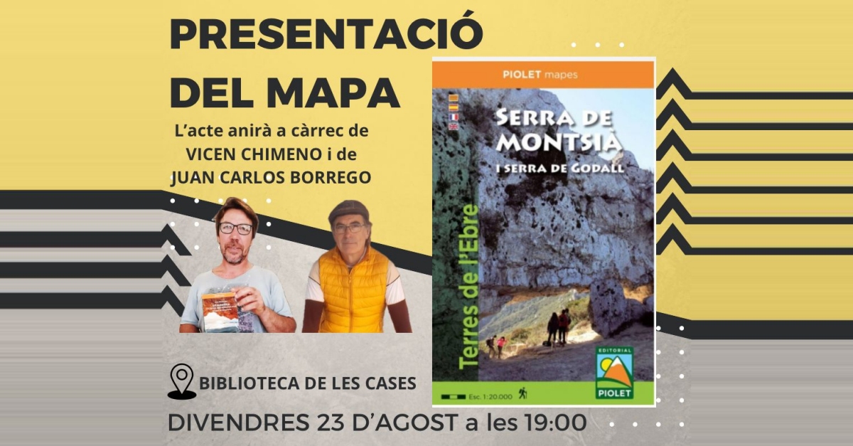 Presentaci del mapa de la Serra de Montsi i Serra de Godall