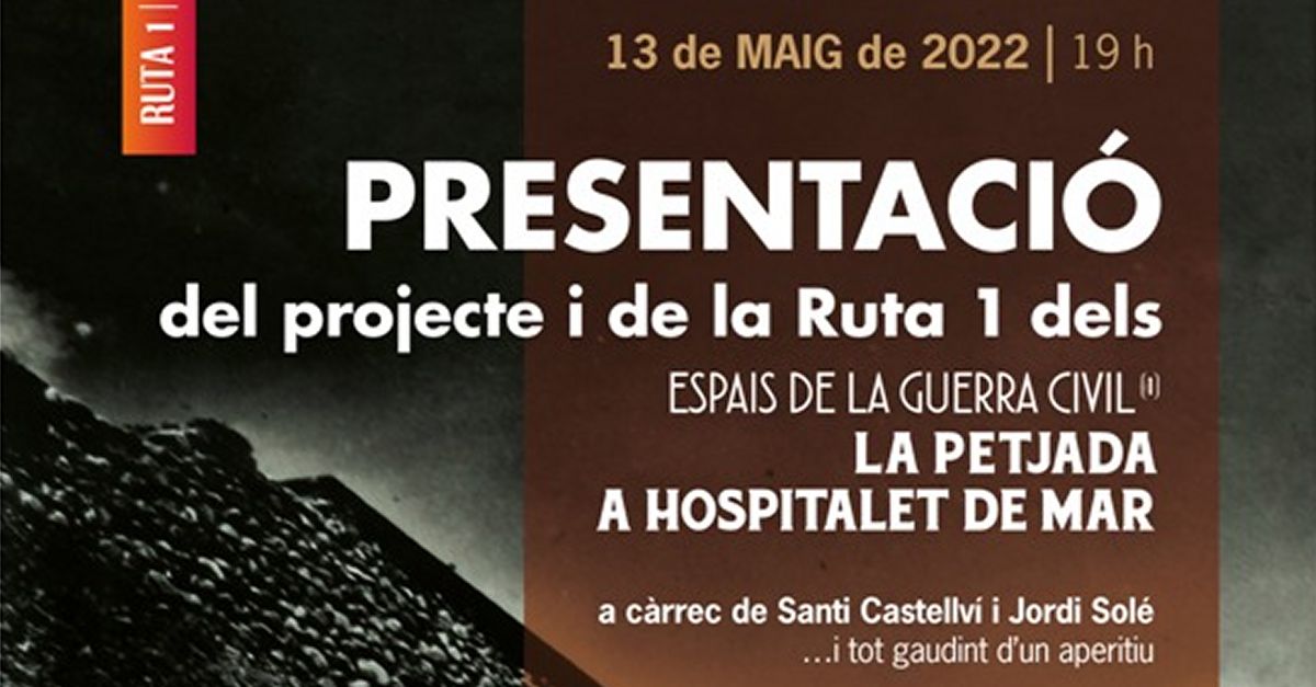 Presentaci del projecte i de la Ruta 1 dels Espais de la Guerra Civil