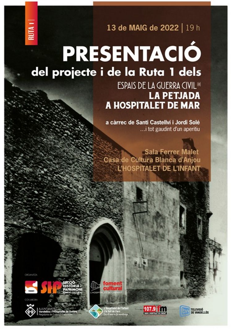 Presentaci del projecte i de la Ruta 1 dels Espais de la Guerra Civil