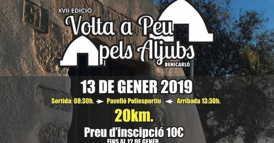 La XVII Volta a Peu pels Aljubs inicia la marxa cap a la Festa de la Carxofa de Benicarl | EbreActiu.cat, revista digital d’oci actiu | Terres de l’Ebre ...