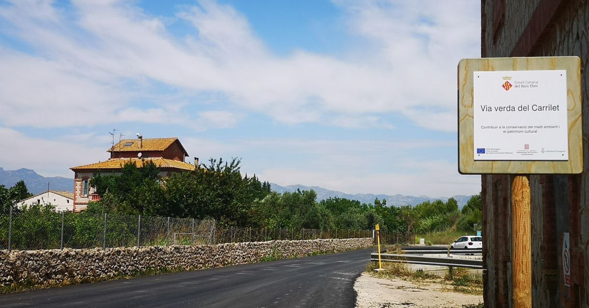 El primer tram de la Via Verda del Carrilet de la Cava deixar de ser compartit en vehicles | EbreActiu.cat, revista digital d’oci actiu | Terres de l’Ebre ...