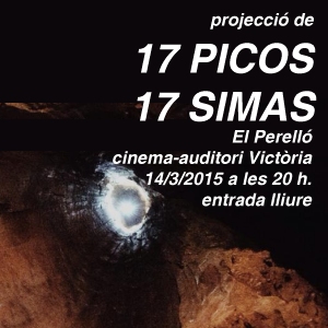 Projecci de "17 picos, 17 simas"