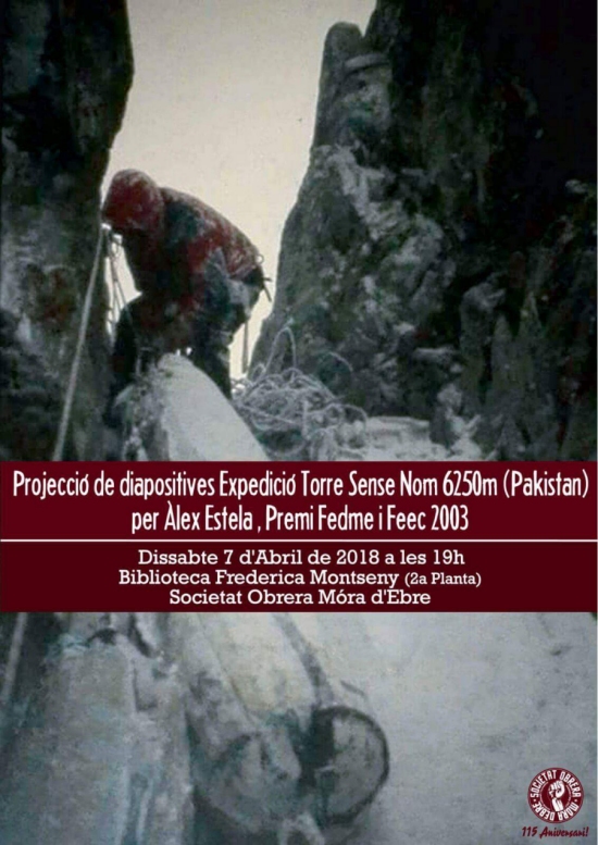 Projecci de diapositives Expedici Torre Sense Nom 6250m (Pakistan)