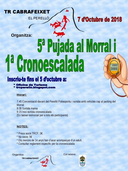 5a Pujada al Morral i 1a Cronoescalada