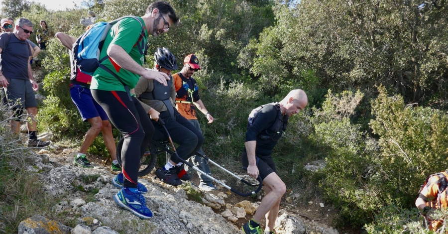 Pujada a la Foradada amb cadira de rodes adaptada | EbreActiu.cat, revista digital d’oci actiu | Terres de l’Ebre ...