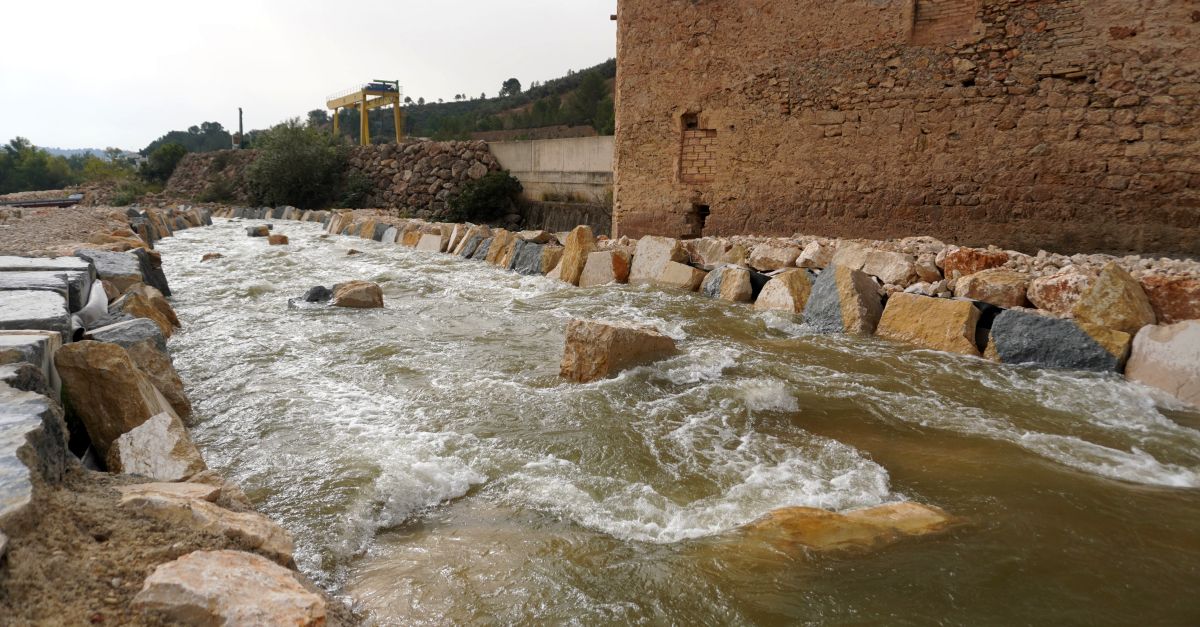 La rampa de peixos de lassut de Xerta ja funciona i culmina el projecte per recuperar les espcies migradores a lEbre