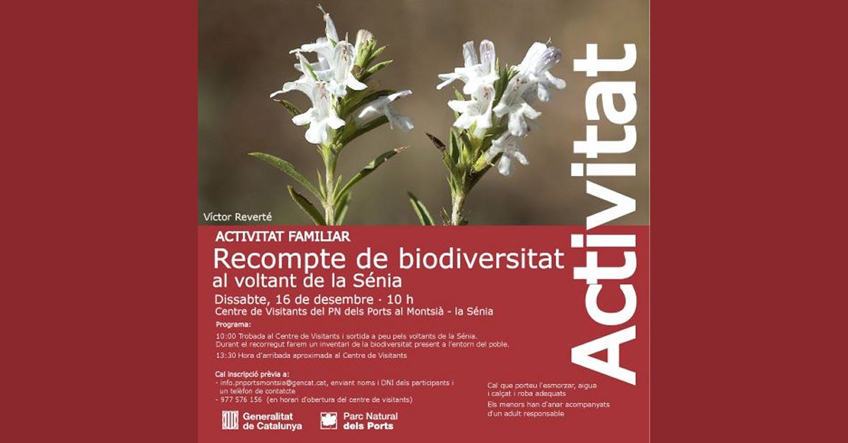 Recompte de biodiversitat al voltant de la Snia