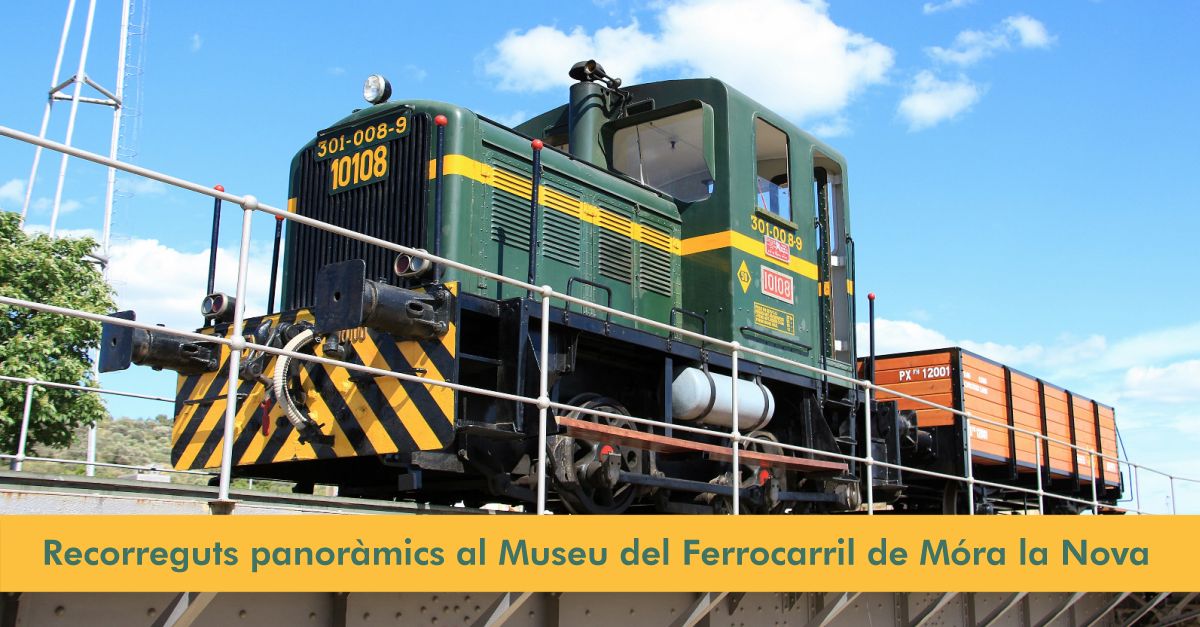 Recorridos panormicos en el Museo del Ferrocarril a Mra la Nova