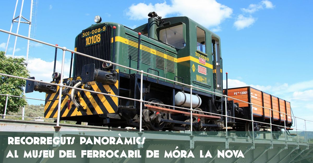 Recorregut panormic amb la locomotora Mem i el Tro