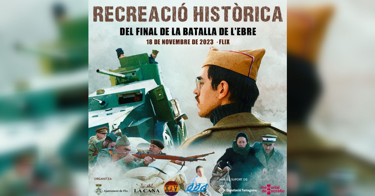 Recreaci histrica del final de la Batalla de lEbre