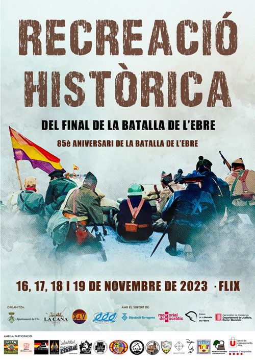 Recreaci histrica del final de la Batalla de lEbre