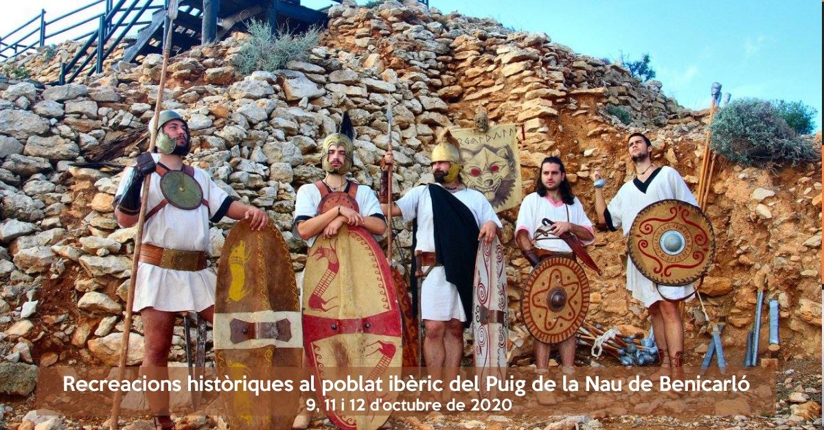 Recreaciones histricas en el poblado bero del Puig de la Nau de Benicarl