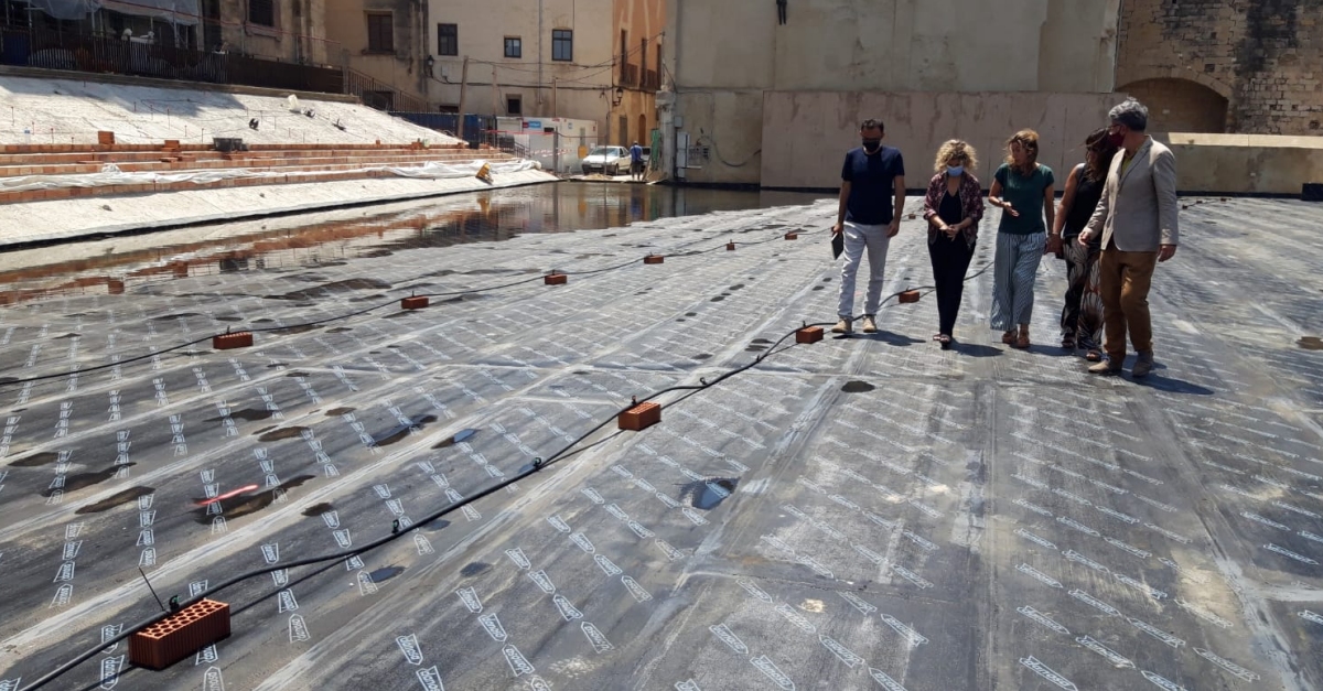 La nova plaa de la catedral de Tortosa entra en la recta final i ja dibuixa la nova escalinata d’accs frontal al temple | EbreActiu.cat, revista digital d’oci actiu | Terres de l’Ebre ...