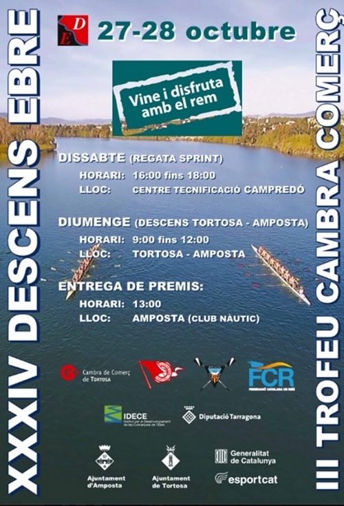 XXXIV Regata Descens de lEbre. III Trofeu Cambra de Comer