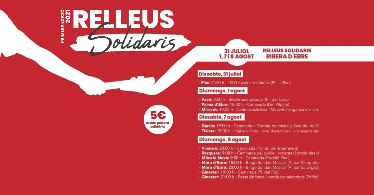 Relleus solidaris a la Ribera dEbre