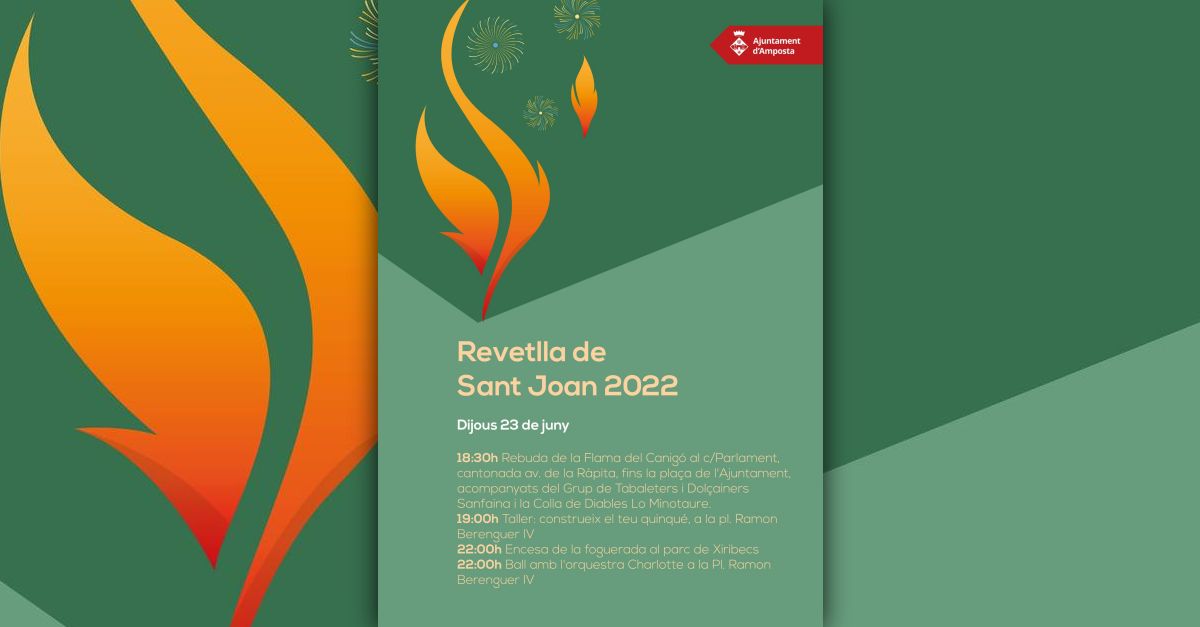 Revetlla de Sant Joan Amposta 2022