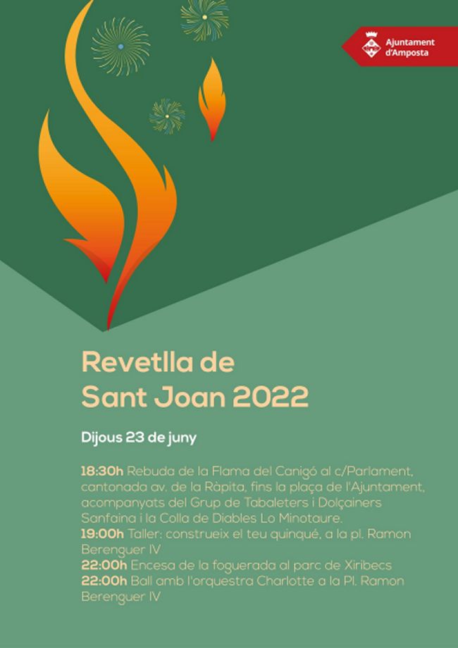 Revetlla de Sant Joan Amposta 2022