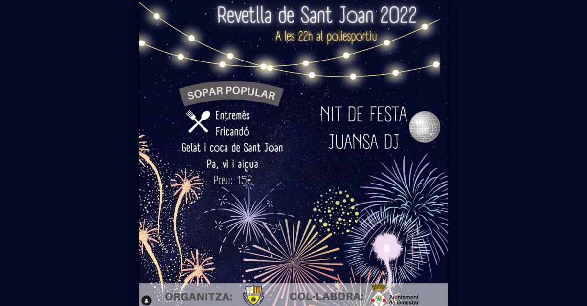 Revetlla de Sant Joan a Ginestar