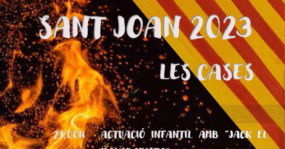 Revetlla de Sant Joan a les Cases dAlcanar