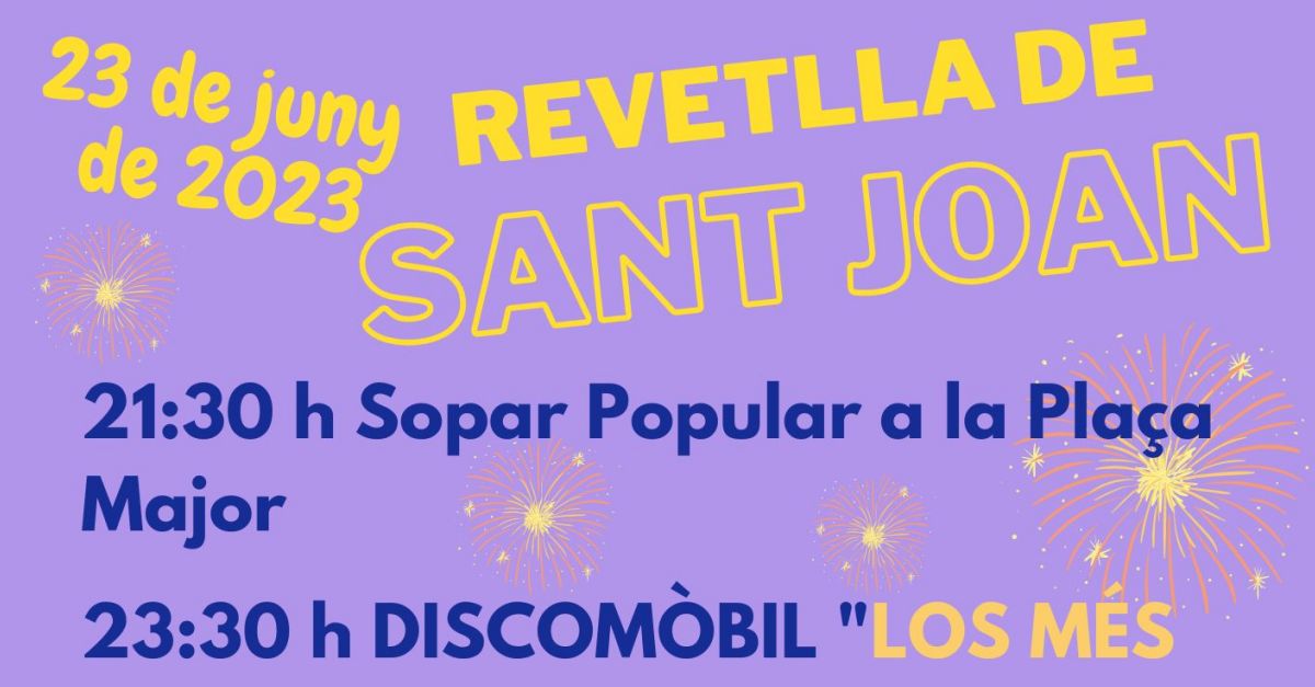 Revetlla de Sant Joan a la Pobla de Massaluca