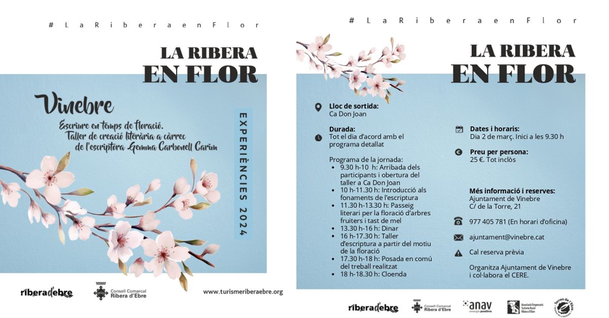 La Ribera en flor: Vinebre