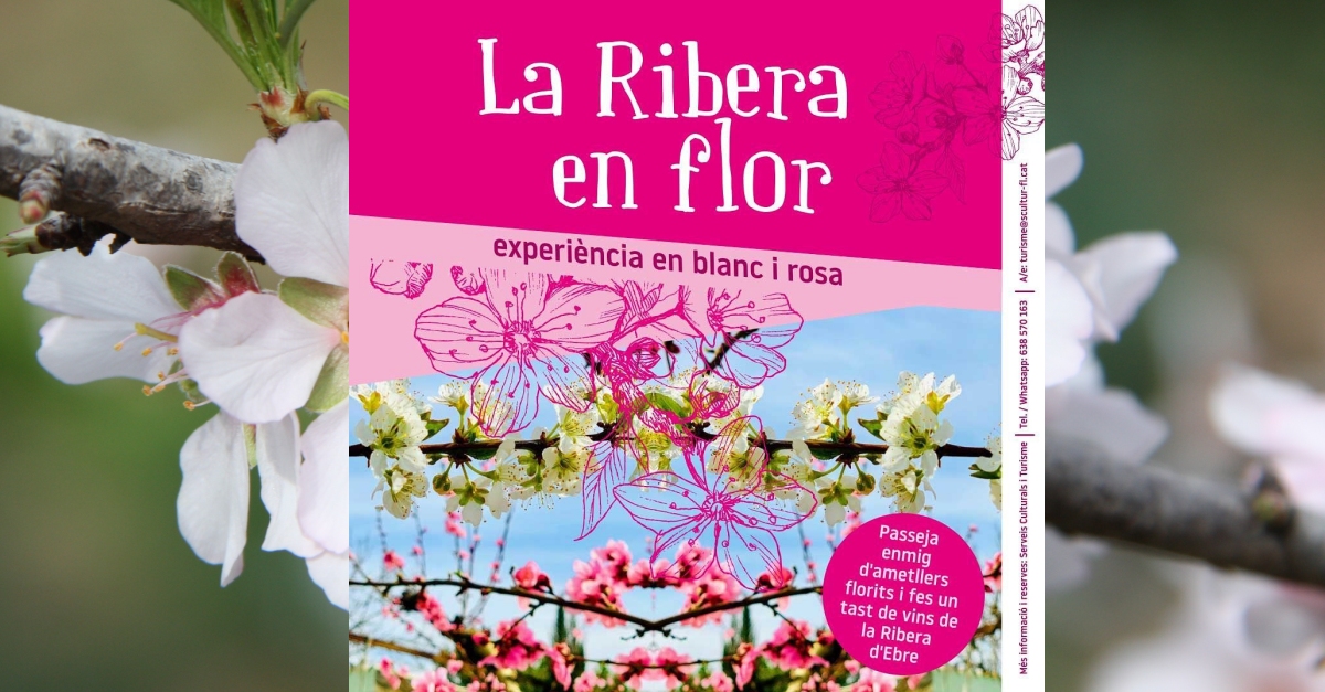 Asc, la Ribera en flor, experincia en blac i rosa #LaRiberaenFlor