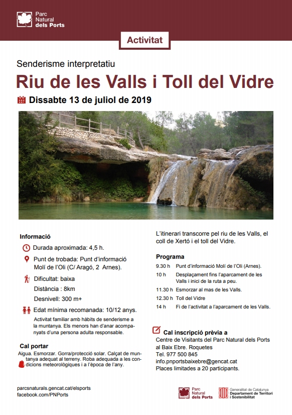 Riu de les Valls i Toll del Vidre