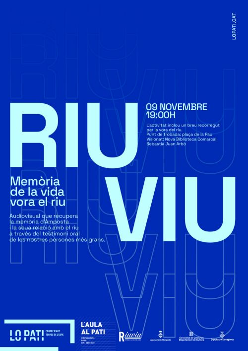 Riu viu, un projecte artstic de creaci comunitria sobre la vida al costat de l’Ebre  | EbreActiu.cat, revista digital d’oci actiu | Terres de l’Ebre ...