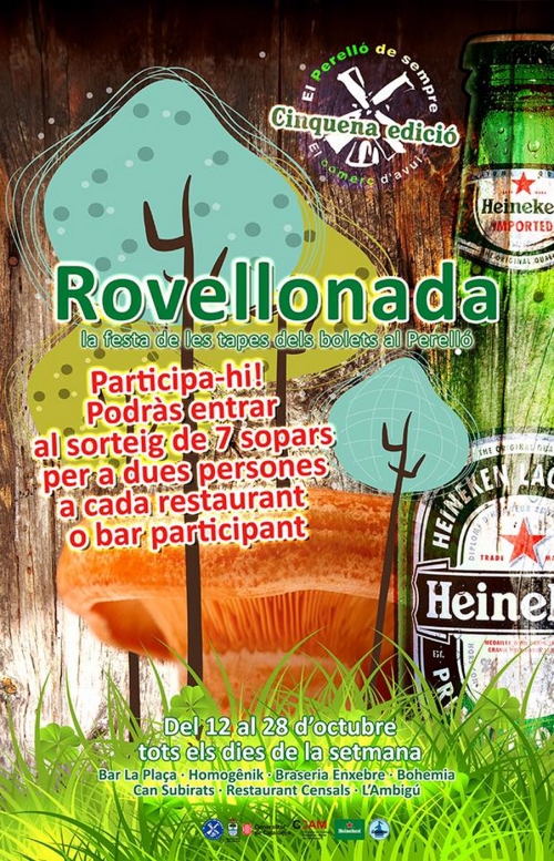 Rovellonada. La festa de les tapes dels bolets al Perell