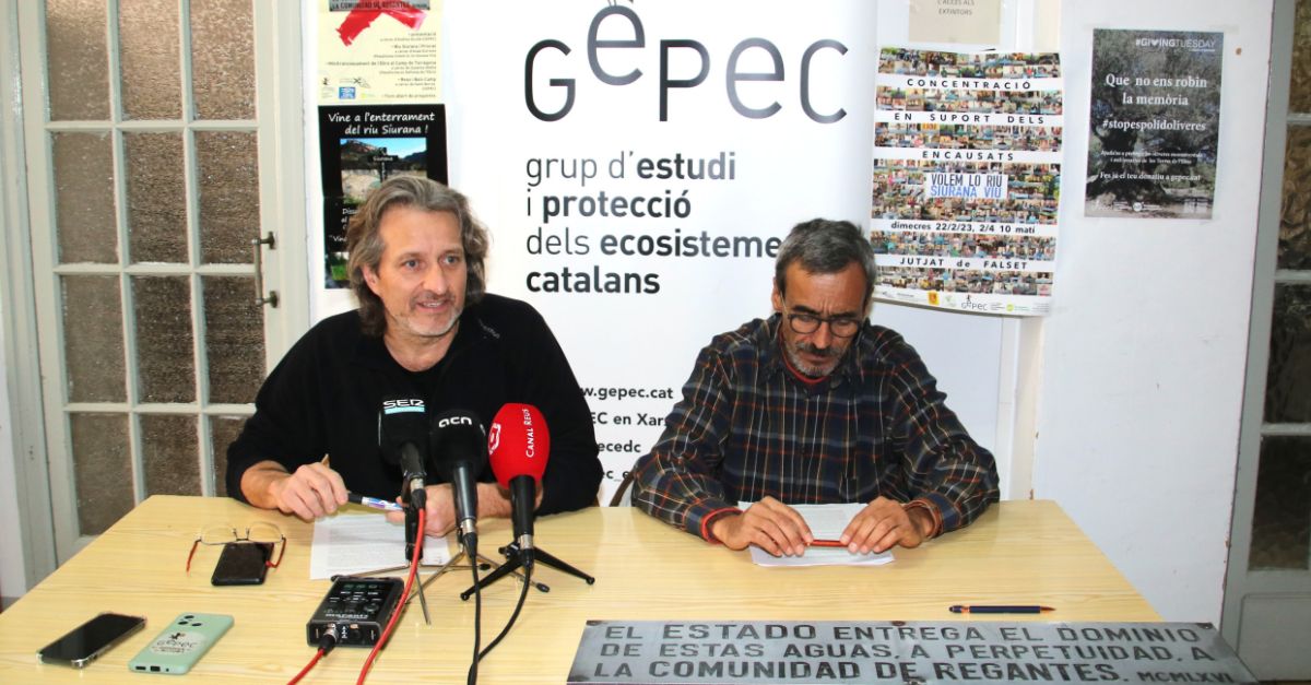 El Gepec nega que el Priorat necessiti aigua de l’Ebre i denuncia la mala gesti de la Generalitat | EbreActiu.cat, revista digital d’oci actiu | Terres de l’Ebre ...