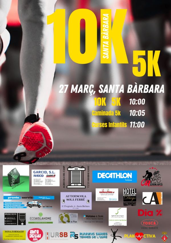 Cursa 10K i 5K Santa Brbara