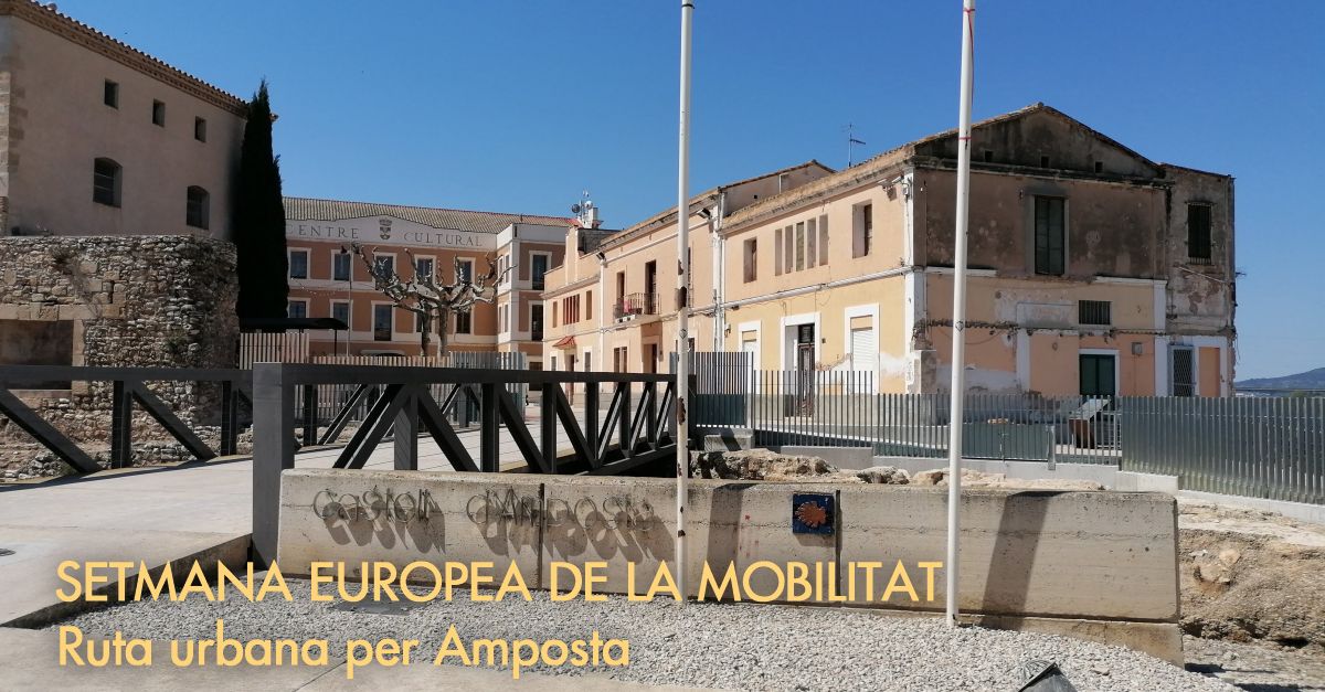 Setmana europea de la mobilitat. Ruta urbana per Amposta